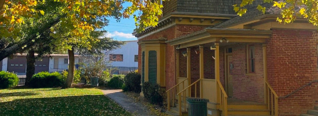 Silver City Museum courtyard